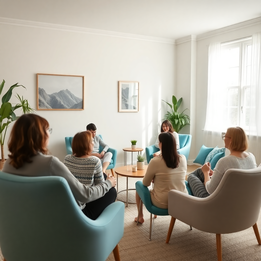 Group therapy session